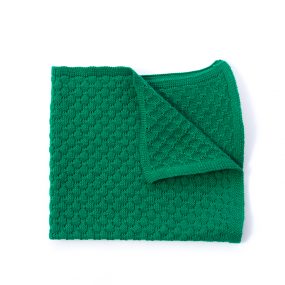 Pochette di maglia verde