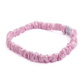 cerchietto-elastico-scrunchies-seta-rosa